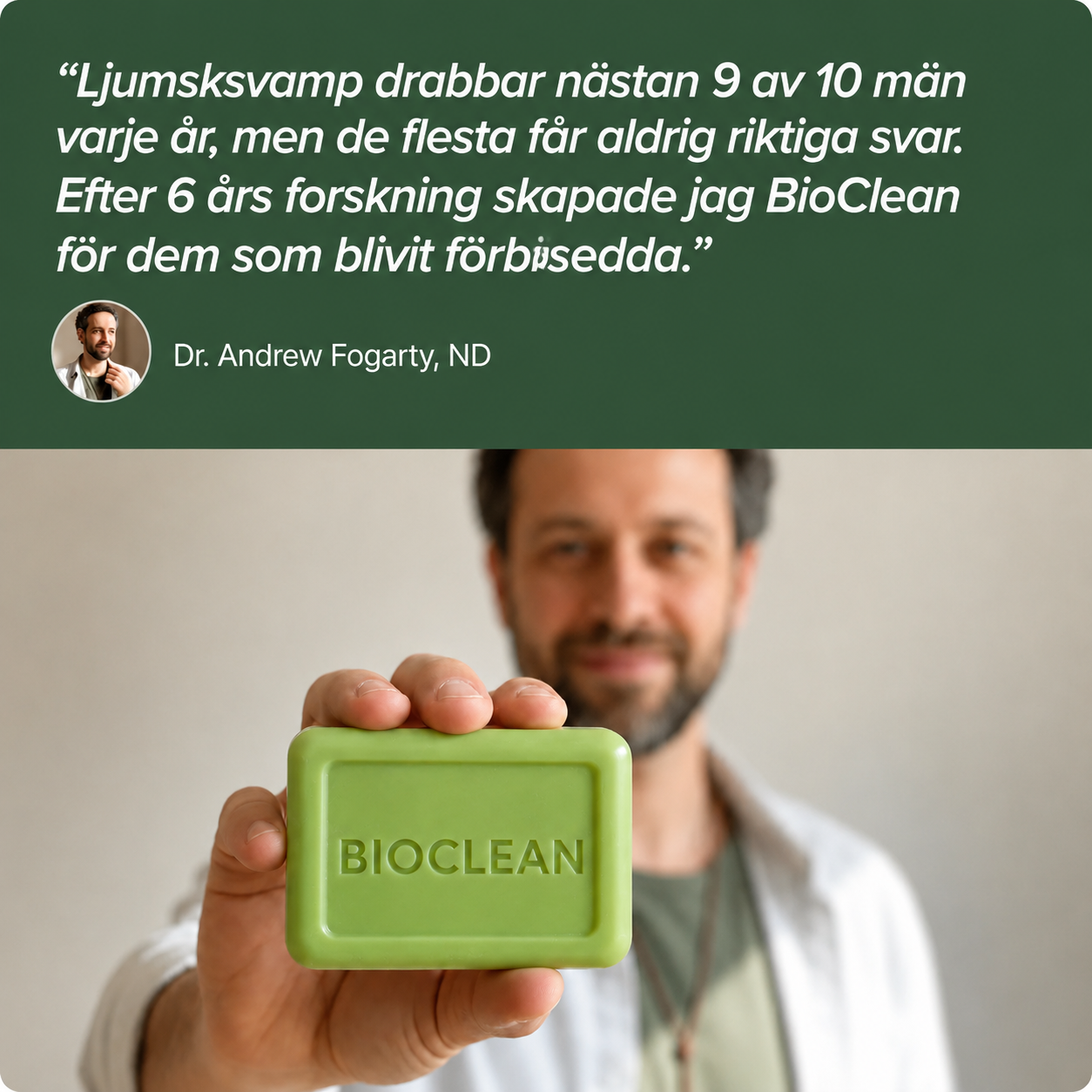 BioClean™ Antifungal Kroppsbar