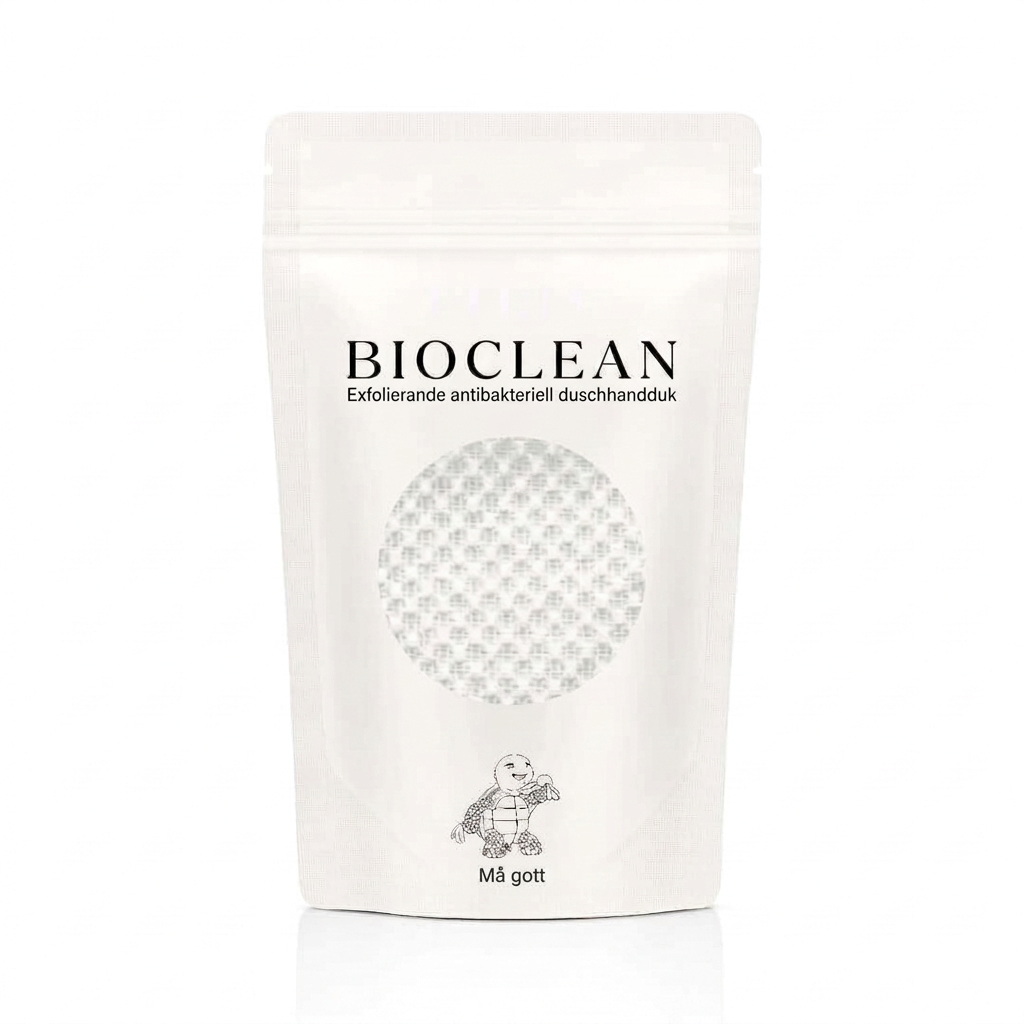 BioClean duschhandduk vit