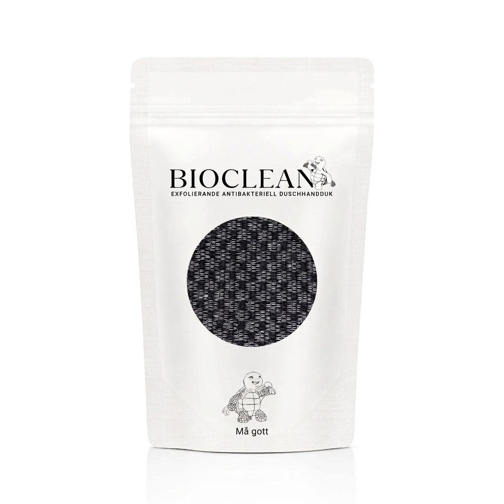 BioClean duschhandduk svart